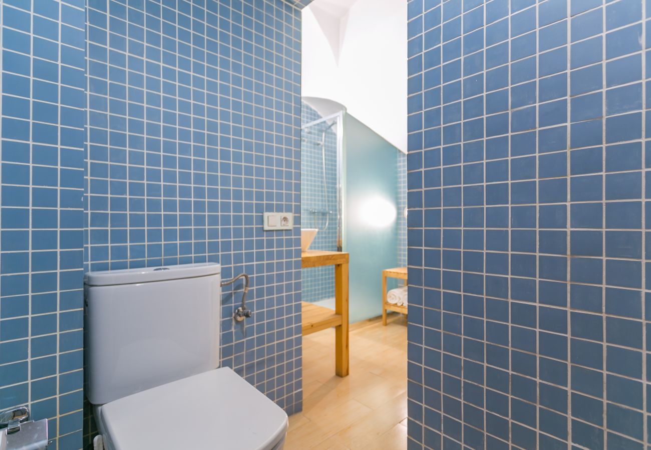 cuarto de baño del apartamento de 1 habitación en Barceloneta 2 minutos de la playa